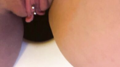 After Sex Hairy Pierced Creampie Pussy & Panty
