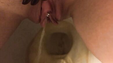 After Sex Hairy Pierced Creampie Pussy & Panty