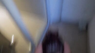Almost Got Caught Sucking Big Black Dick on Balcony By Hotel Security