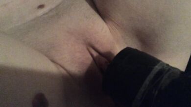 Getting my pussy sucked on with a vacuum cleaner until it swells up