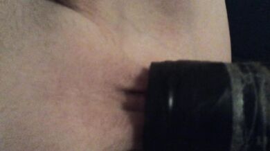 Getting my pussy sucked on with a vacuum cleaner until it swells up