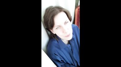 I give a dick in my wife's mouth and cum by the window