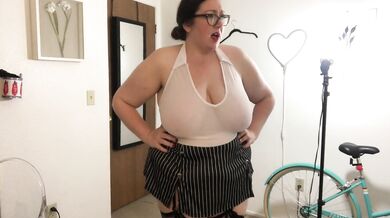 Big TIt BBW is a Slutty Intern Cheating Fantasy