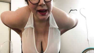 Big TIt BBW is a Slutty Intern Cheating Fantasy