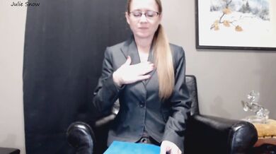 Nervous Secretary Interracial Seduction Role Play Julie Snow New 2019