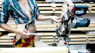 DIY bed 1 - Miter saw disc changing
