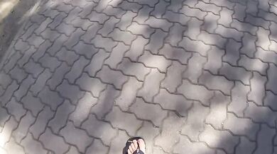 Public Risky Sex in Pool Shower My stepsister Sucking Cock with Cumshot - MissCreamy