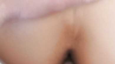 pretty milf getting fucked from behind then gets a face full of cum POV