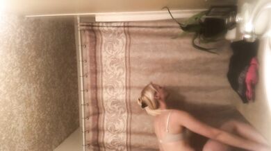Step Mom Tight body MILF spied getting into the shower! more coming i hope!