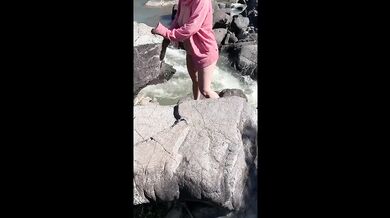 Spring Nude Public Outdoor Sunbathe Piss & Quick Fuck