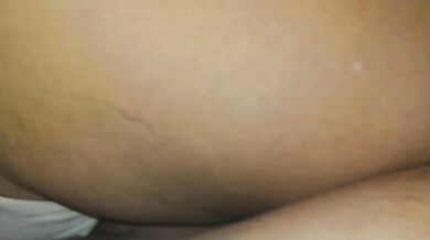 Trapped co-worker in break room and jerk off on her clit cum on panties
