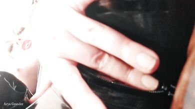 Home Solo video selfie with strapon pov. Femdom strap-on dirty talk humiliation