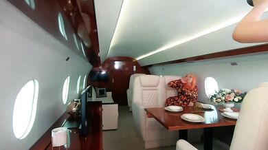 Backstage from photosession, 4 catsuits and fly jet photoshoot