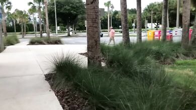 #100 TOTALLY exposed at the rest stop