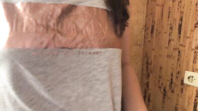 Friend's Horny Mom seized the moment and Fucked Me. Russian Amateur with Conversations