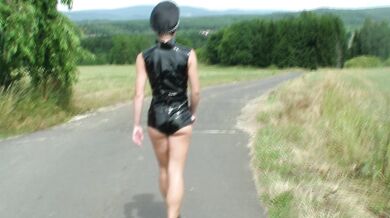 young police woman a dirty driver