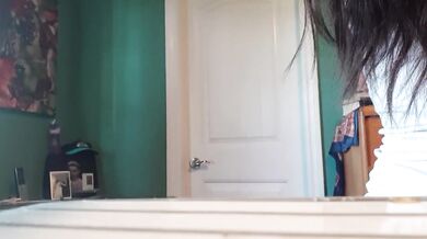 Locked Out Of The Bathroom. Total Desperation Wetting