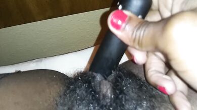 Pt2 Ebony Pov Dildo pounding my Khatt