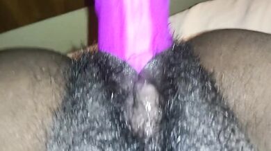 Pt2 Ebony Pov Dildo pounding my Khatt