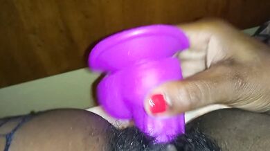 Pt2 Ebony Pov Dildo pounding my Khatt