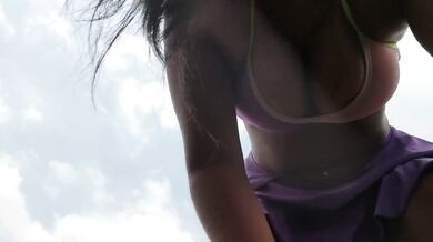 Kitty Diamond was challenged to masturbate in a public place while skating in the stadium with the Lush