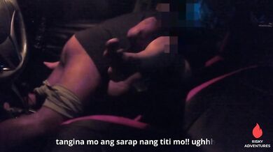 Umalis sa Para Makipagsex sa Kotse si Kumare - Pinay Car Sex 2021