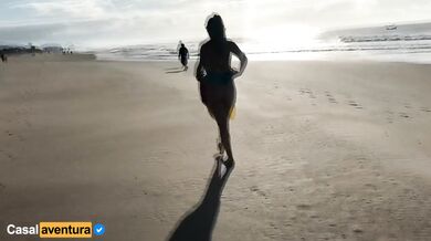 Extreme risk with anal sex in public on the beach People near! Real Amateur