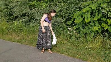Custom Commission - Stripping in Public