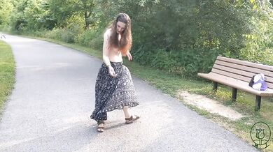 Custom Commission - Stripping in Public