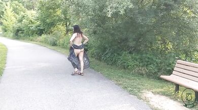 Custom Commission - Stripping in Public