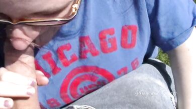 Oops! I Blew My Load In Her Mouth! Cubs Fan Sucks Dick POV