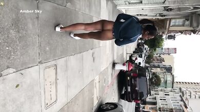 Amber Sky's Public Exposure In San Francisco Pt1