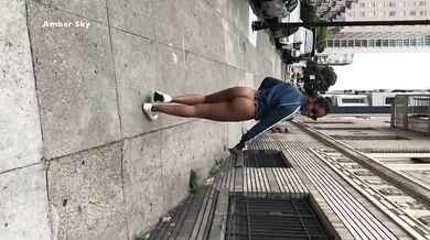 Amber Sky's Public Exposure In San Francisco Pt1