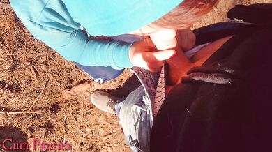Real public sex cum panties