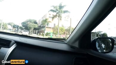 Real Amateur Public Anal Sex Risky on Super market! People walking near...
