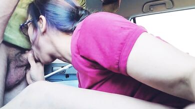 Anal first time in the backseat in public