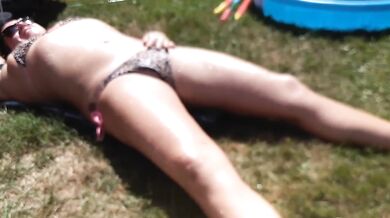 bikini backyard fun and cum cumonher w/construction crew nextdoor4of4 edit