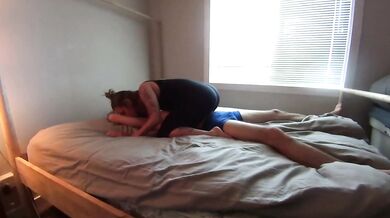 Milf Ties Her Desperately Ticklish Boyfriend to her Bed & Destroys Him! FULL HD