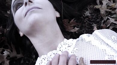 Halloween Scene: He Finds Ghost In Woods, Gives Her New Life With Squirt and Facefucking