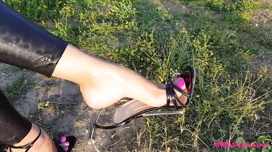 Playing with my heels