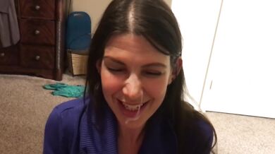 Hot MILF POV cumshot facial swallow compilation part 2