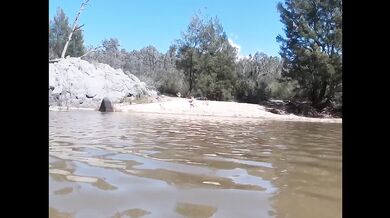 Caught Masturbating and Fucked at the Nude Beach