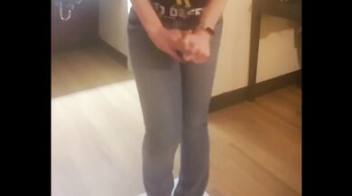Pee Desperation and Jeans Wetting
