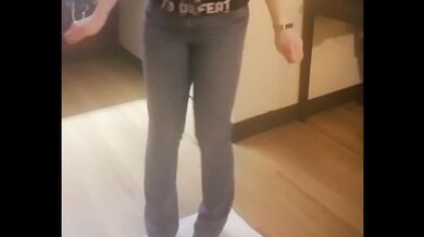 Pee Desperation and Jeans Wetting