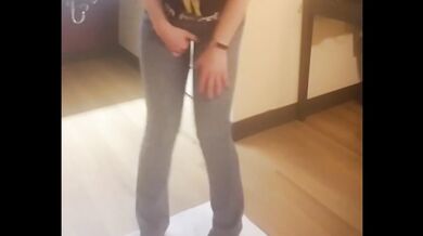Pee Desperation and Jeans Wetting