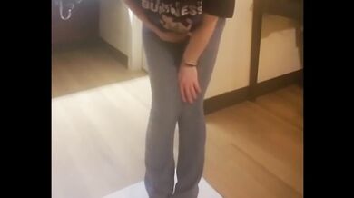 Pee Desperation and Jeans Wetting