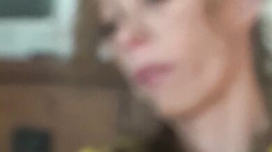intense orgasms while masturbating with glass dildo