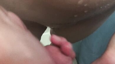 Morning shower sex and facial