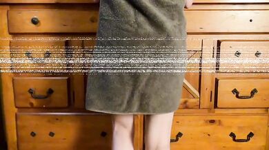 Bad Submissive gets hot piss and hard throat fuck until he cums! Make-up wiped clean. Camera #1