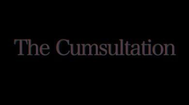 The Cumsultation. Relax in Lele's office.Sloppy dildo suck.Cum on boobs JOI